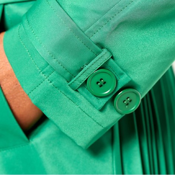 Attitudes by Renee Pleated-Back Trench Coat - Picture 5 of 5